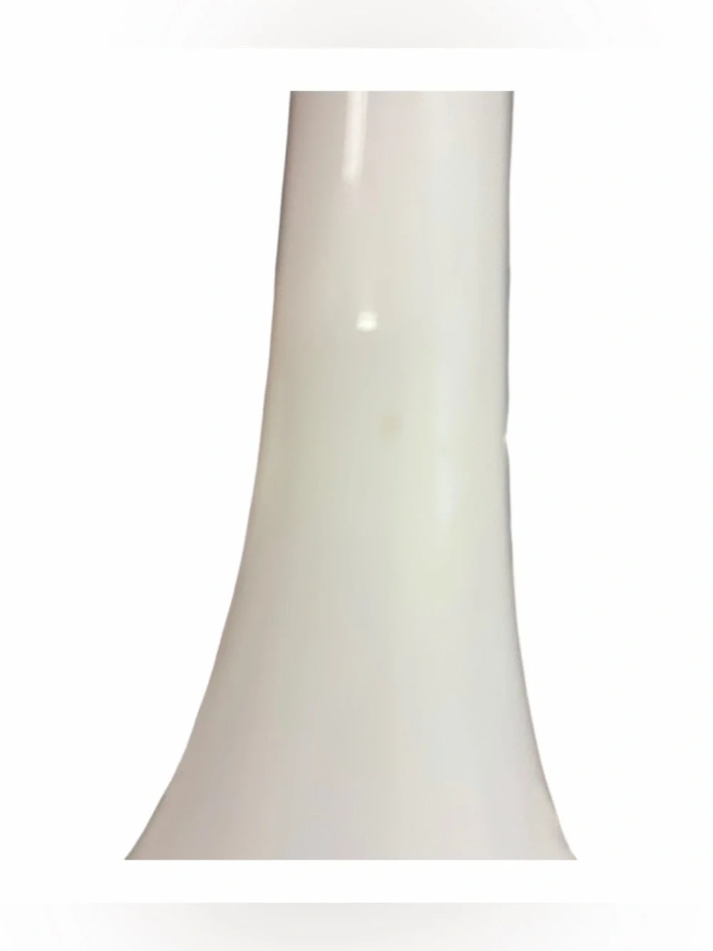 Discontinued Vintage IKEA Milky White Glass Salong Vase by Johanna Jelinek